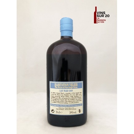 RHUM HABITATION VELIER - LAST WARD - 9 ANS - 59°- 70CL - BARBADOS