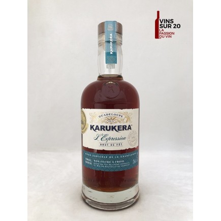 RHUM KARUKERA - L'EXPRESSION BRUT DE FÛT - 50.1° - 70CL - MARTINIQUE