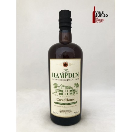 RHUM THE HAMPDEN - GREAT HOUSE - 59° - 70CL - JAMAIQUE