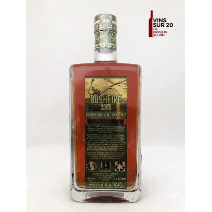 MHOBA RUM - BUSHFIRE - 55° - 70CL - AFRIQUE DU SUD