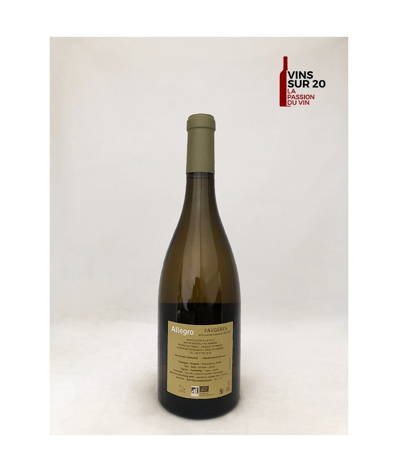 DOMAINE OLLIER TAILLEFER - CUVÉE ALLEGRO - 2019