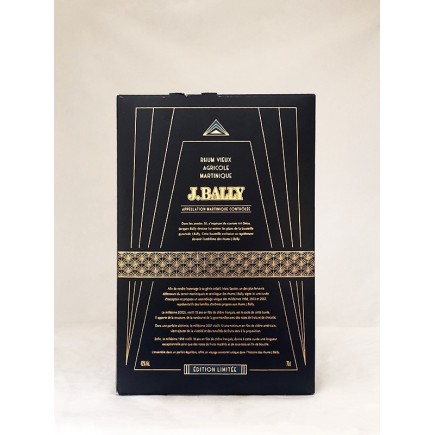 RHUM J.BALLY - ÉDITION ART DÉCO FRENCH - 42° - 70CL
