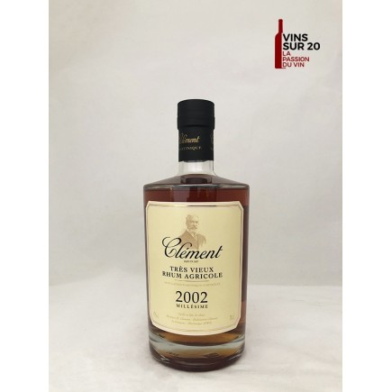 RHUM CLÉMENT - MILLÉSIME 2002 - 42° - 70CL