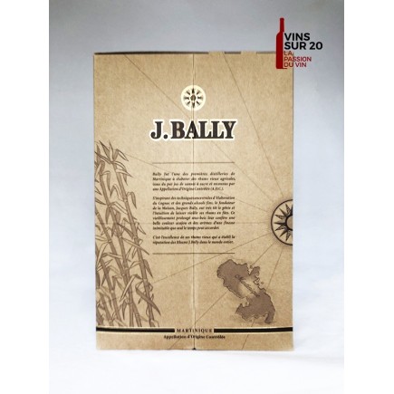 RHUM J.BALLY - BRUT DE FÛT - CONQUÊTE - 2006 - 57.5° - 70CL