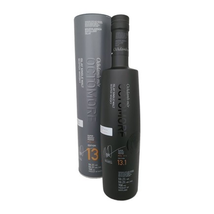Bouteille et coffret octomore 13.1