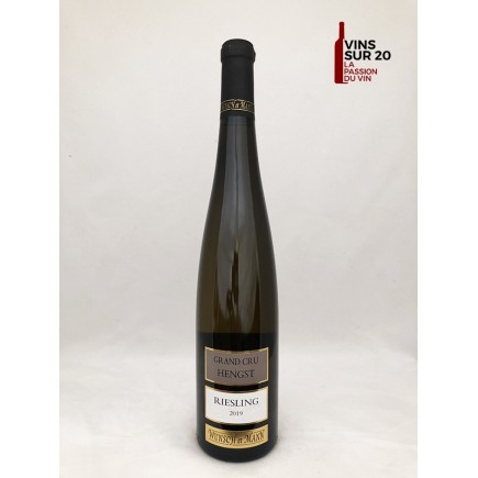 DOMAINE WUNSCH ET MANN - RIESLING HENGST - GRAND CRU - 2019