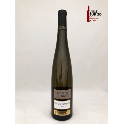 DOMAINE WUNSCH ET MANN - GEWURZTRAMINER - GRAND CRU HENGST - 2017