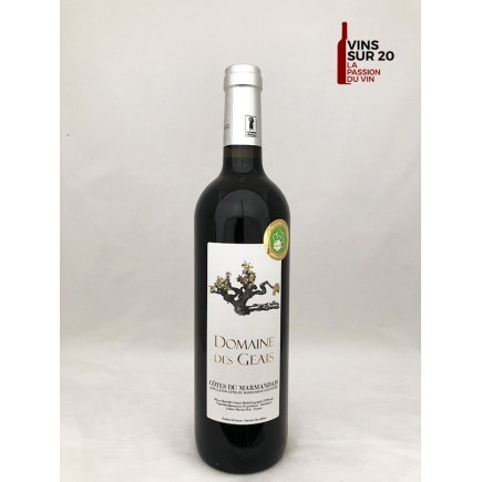 DOMAINE DES GEAIS - CÔTES DU MARMANDAIS - 2016