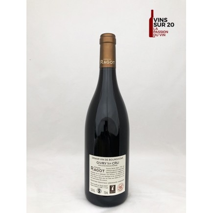 DOMAINE RAGOT - GIVRY - PREMIER CRU - CLOS JUS - 2019