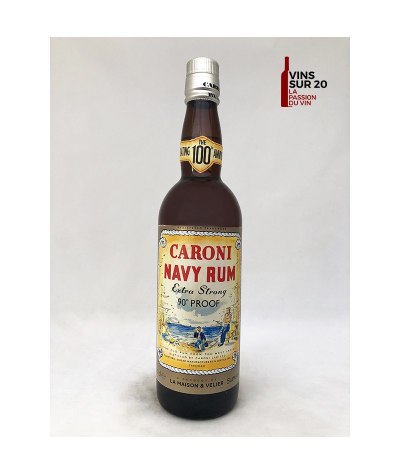 CARONI - NAVY RUM - EXTRA STRONG - 100e ANNIVERSAIRE - 51.4° - 70CL